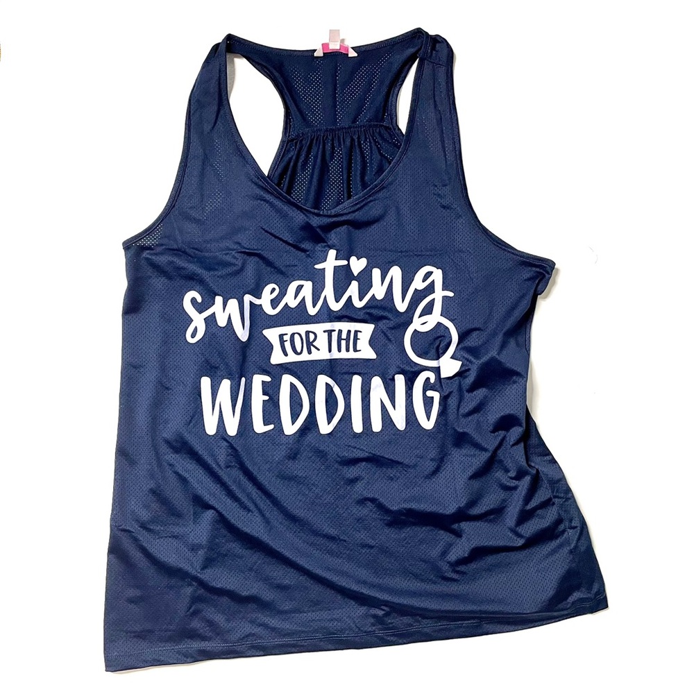 “Sweating for the Wedding” tank - size 2XL/3XL